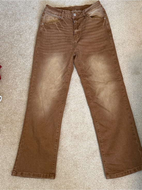 Sidefeel Denim - Straight Leg Women’s Jeans in Brown